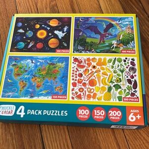 Chuckle & Roar 4 pack puzzles